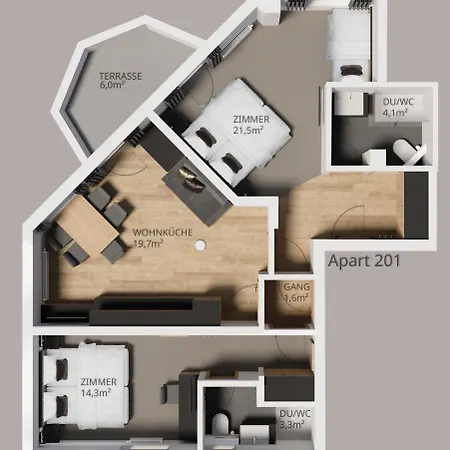 Apart Maximilian Apartment *